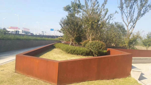 三明耐候钢挡土墙